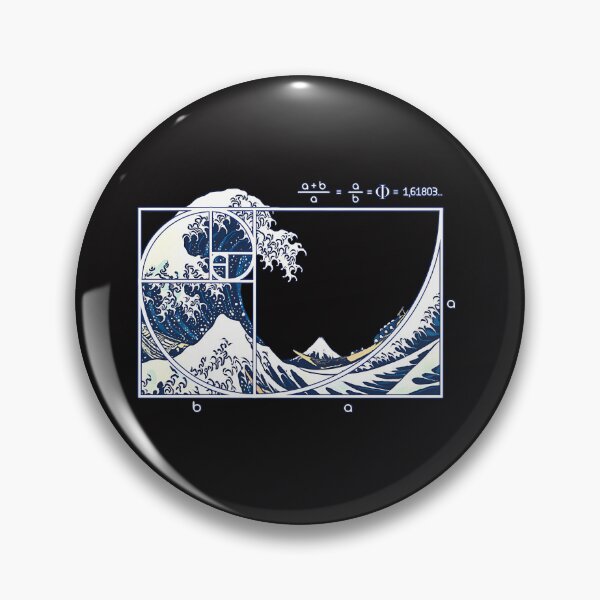 Item preview, The Great Fibonacci Wave designed and sold by sakiruii.