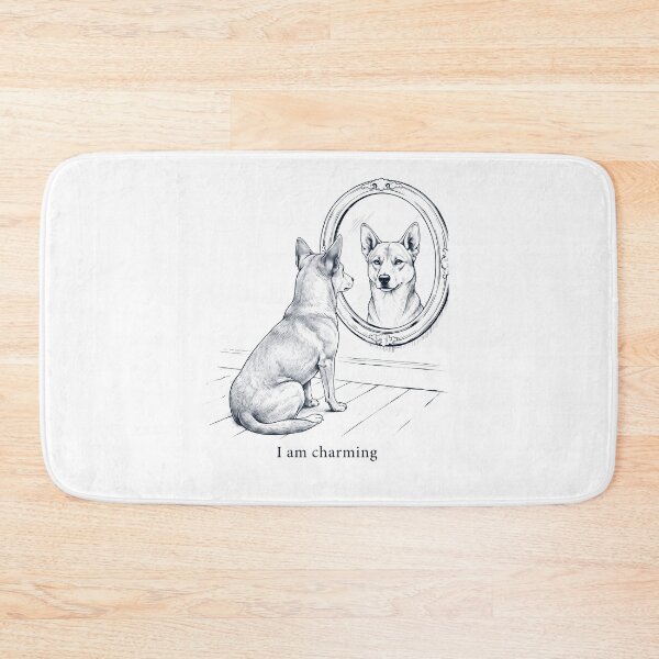 Item preview, Carolina Dog I Am Charming Mirror Meme Dog Lover designed and sold by dian-rody-crest.