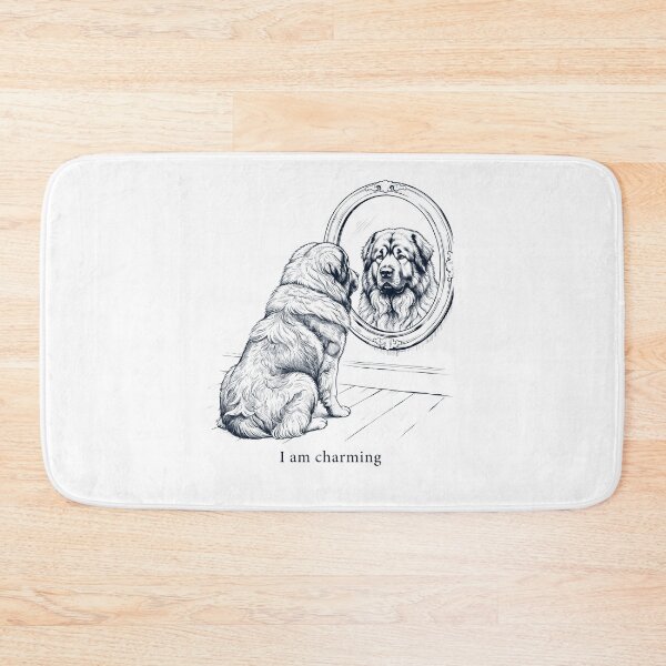 Item preview, Caucasian Shepherd Dog I Am Charming Mirror Meme Dog Lover designed and sold by dian-rody-crest.