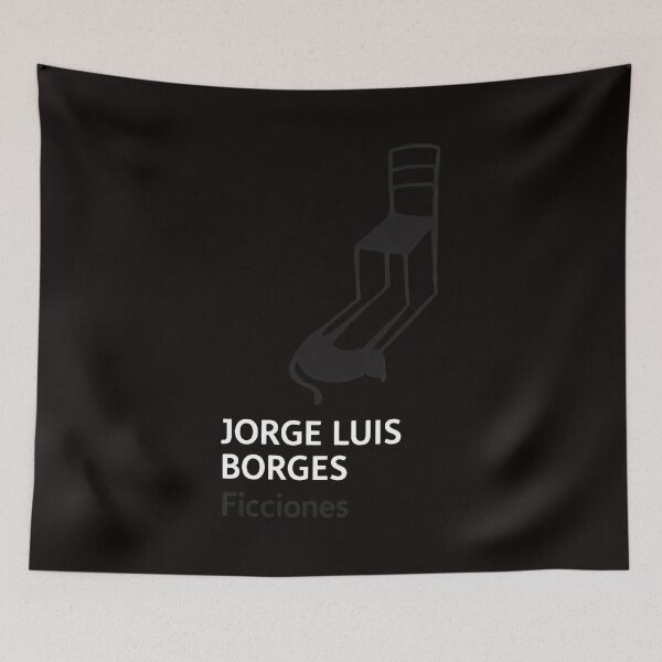 Item preview, Jorge Luis Borges Ficciones Literary Cat Art designed and sold by Hector-Studio.