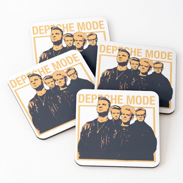 Item preview, Depeche Mode Retro Band Portrait designed and sold by RosemarieKelpin.