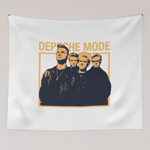 Item preview, Depeche Mode Retro Band Portrait designed and sold by RosemarieKelpin.