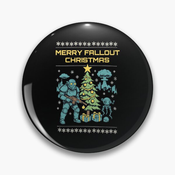 Item preview, Merry Fallout Christmas Ugly Holiday Design designed and sold by RosemarieKelpin.