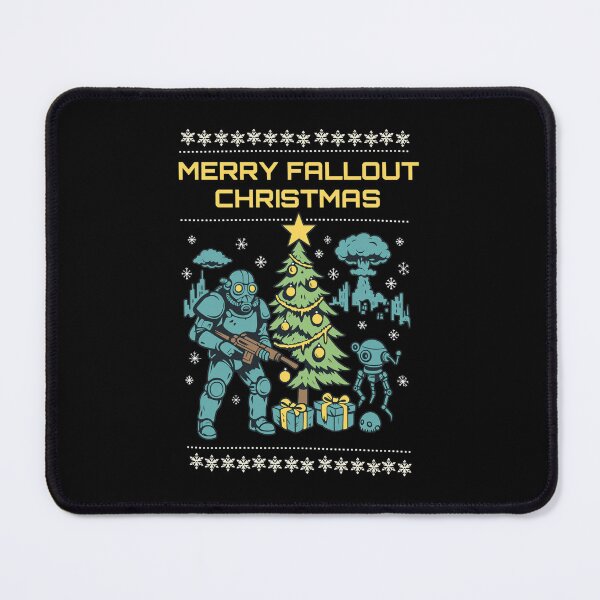 Item preview, Merry Fallout Christmas Ugly Holiday Design designed and sold by RosemarieKelpin.