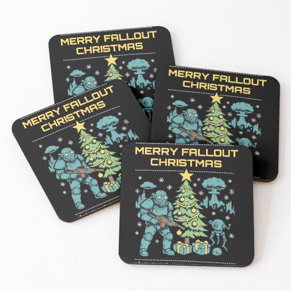 Item preview, Merry Fallout Christmas Ugly Holiday Design designed and sold by RosemarieKelpin.