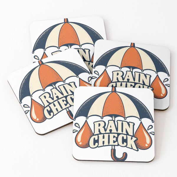 Artikelvorschau, Rain Check Funny Weather Typography entworfen und verkauft von S06PMarketing.