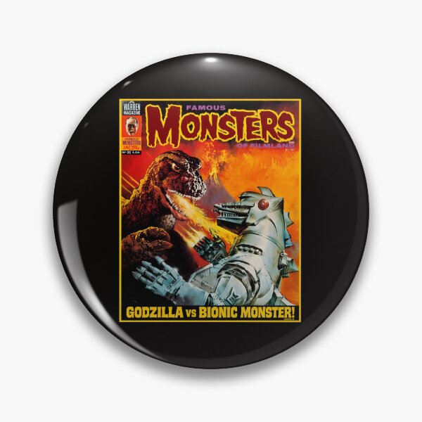 Item preview, Famous Monsters Godzilla vs Bionic Monster Comic Art designed and sold by WarmTones.
