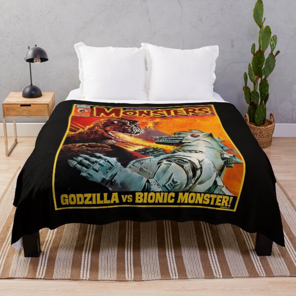 Item preview, Famous Monsters Godzilla vs Bionic Monster Comic Art designed and sold by WarmTones.