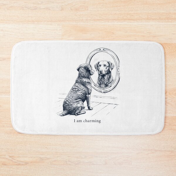 Item preview, Chesapeake Bay Retriever I Am Charming Mirror Meme Dog Lover designed and sold by dian-rody-crest.