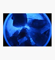 Blue Ice, Baby's Got Blue Ice Photographic Print