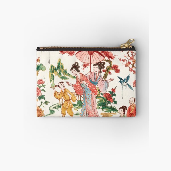 Item preview, Chinoiserie Garden Ladies Watercolor Illustration designed and sold by Fani*.