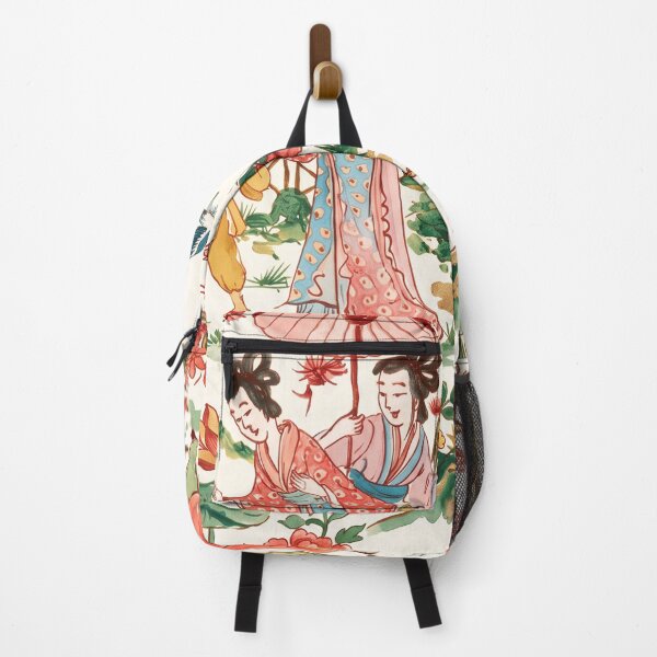Item preview, Chinoiserie Garden Ladies Watercolor Illustration designed and sold by Fani*.