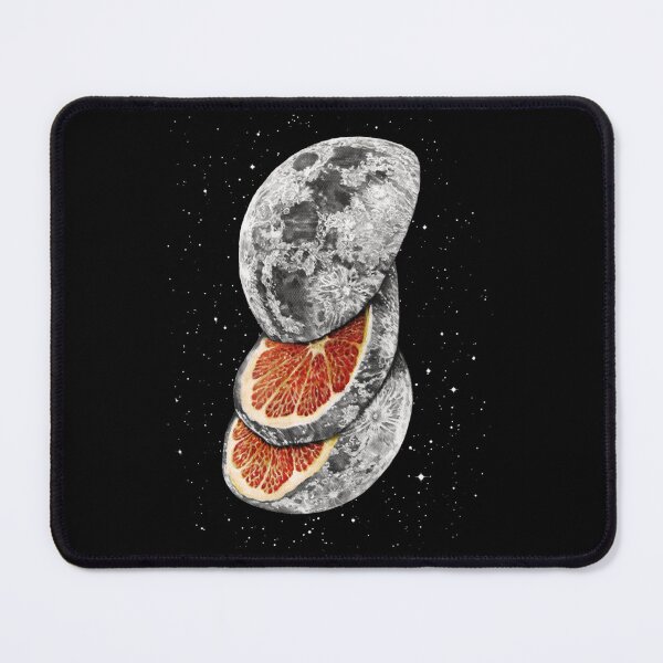 Item preview, Surreal Moon Fruit Crimson Slice Art designed and sold by NainaMore.