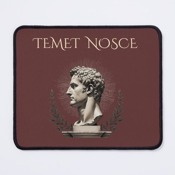Item preview, Temet Nosce – Know Yourself Latin Phrase, Classical Philosophy Dark Academia Design designed and sold by semenol.