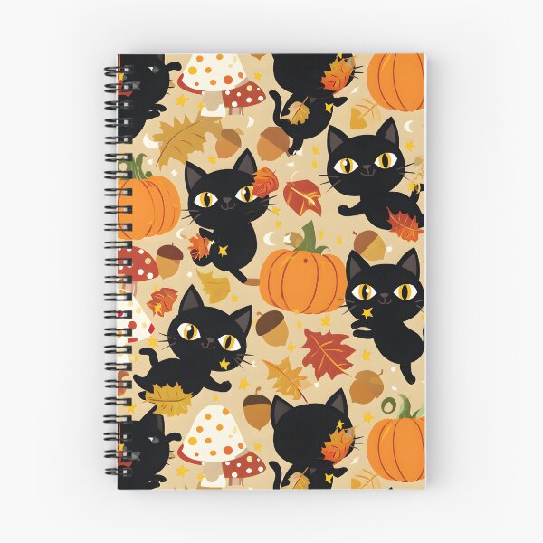 Item preview, Black Cat Pumpkin Foliage designed and sold by AlyssasCreativeBoutique.