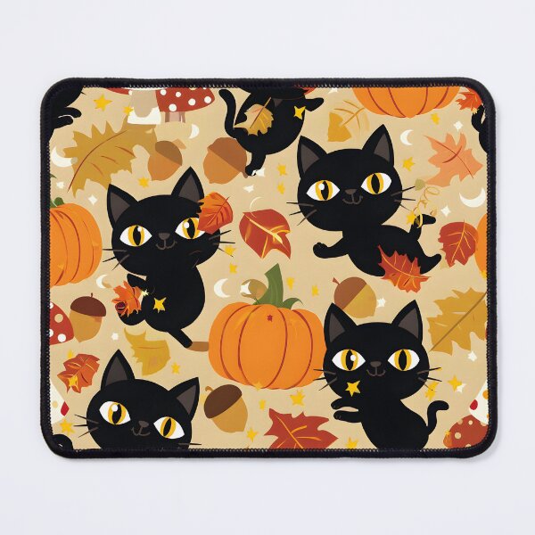 Item preview, Black Cat Pumpkin Foliage designed and sold by AlyssasCreativeBoutique.
