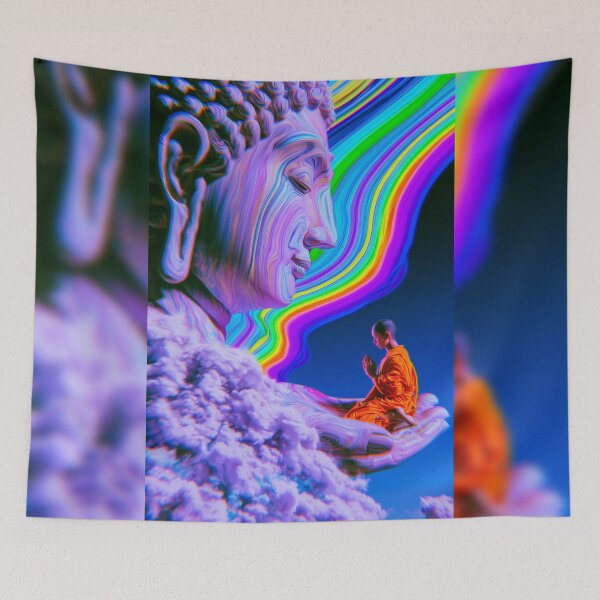 Item preview, Prayer In The Buddha's Palm designed and sold by MongLongStudio.