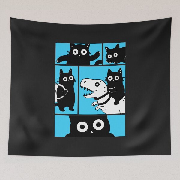 Item preview, A World of Black Kittens designed and sold by DibujandoPorfa.