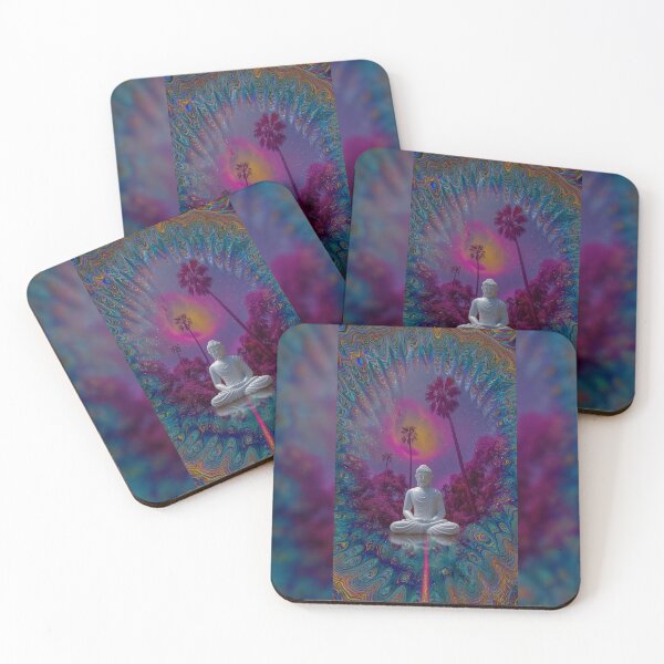 Item preview, The Buddha's Sunset Grove designed and sold by MongLongStudio.