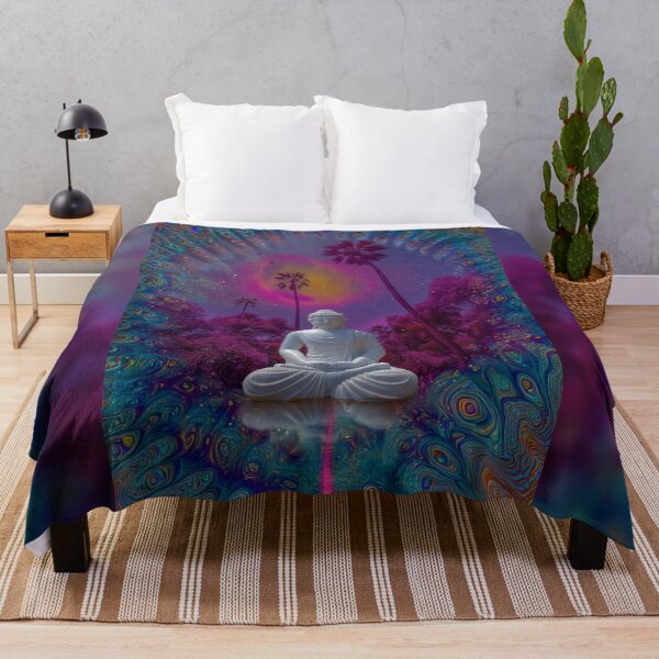 Item preview, The Buddha's Sunset Grove designed and sold by MongLongStudio.