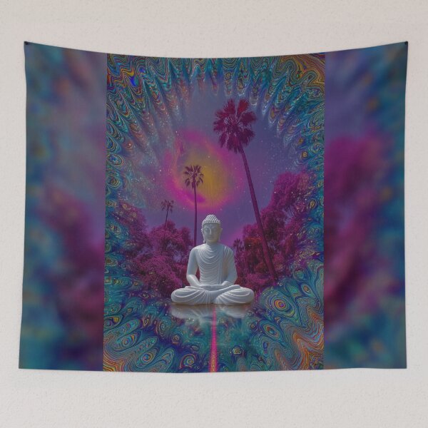 Item preview, The Buddha's Sunset Grove designed and sold by MongLongStudio.