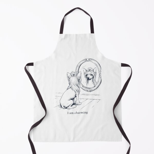 Item preview, Chinese Crested Dog I Am Charming Mirror Meme Dog Lover designed and sold by dian-rody-crest.