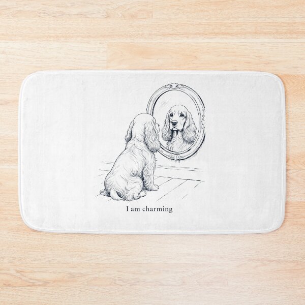 Item preview, Cocker Spaniel I Am Charming Mirror Meme Dog Lover designed and sold by dian-rody-crest.