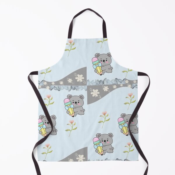 Item preview, Cute Kawaii Koala Bears Holding Yellow Pencils designed and sold by Azurart2.