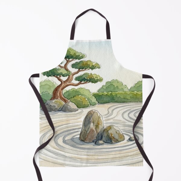 Item preview, Japanese Zen Garden Illustration designed and sold by Dreamic.Art.