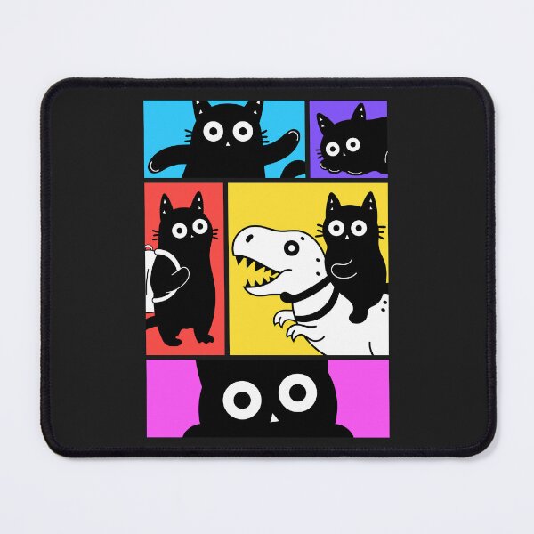 Item preview, Adprable World of Black Kittens designed and sold by DibujandoPorfa.