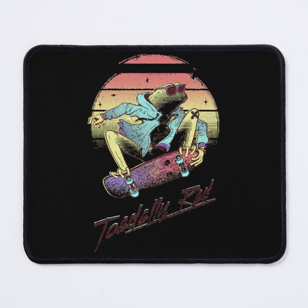 Item preview, Toadally Rad Skater Frog Retro Sunset designed and sold by NainaMore.