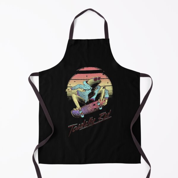 Item preview, Toadally Rad Skater Frog Retro Sunset designed and sold by NainaMore.