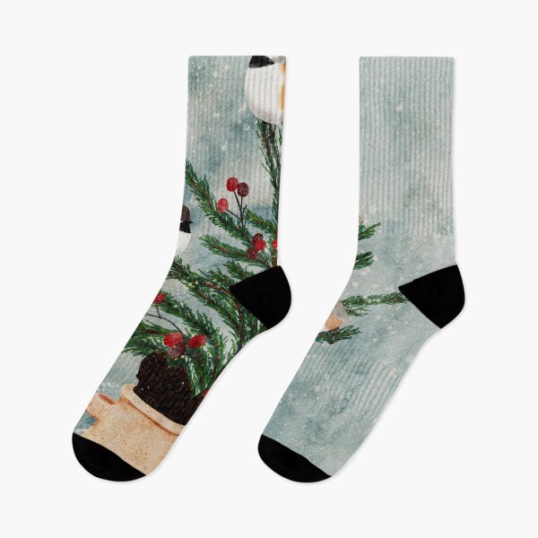 Item preview, Holiday Boreal Chickadees designed and sold by Peleegirl.