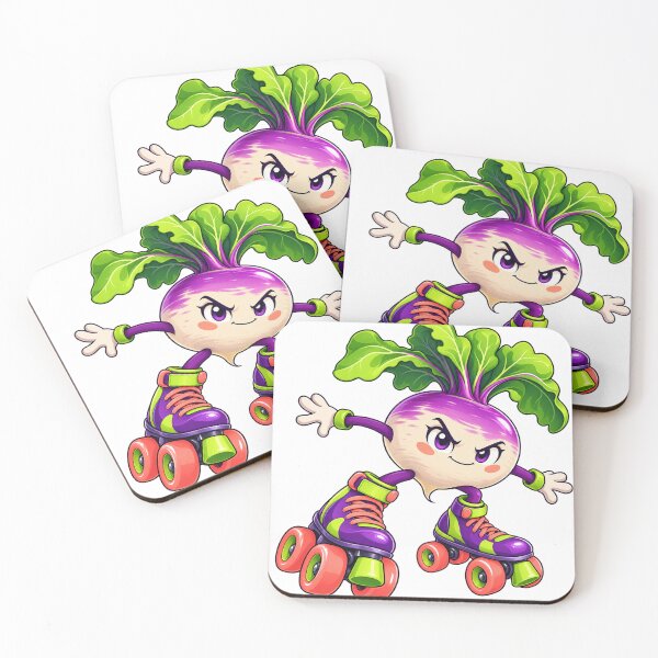 Item preview, Turnip Wearing Roller Skates designed and sold by S06PMarketing.