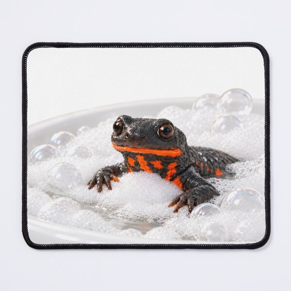 Item preview, Fire-Bellied Newt Bathtub designed and sold by Sillytoe.