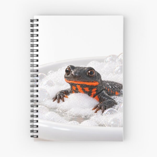 Item preview, Fire-Bellied Newt Bathtub designed and sold by Sillytoe.