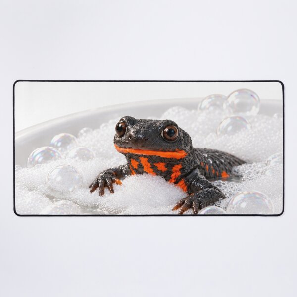 Item preview, Fire-Bellied Newt Bathtub designed and sold by Sillytoe.