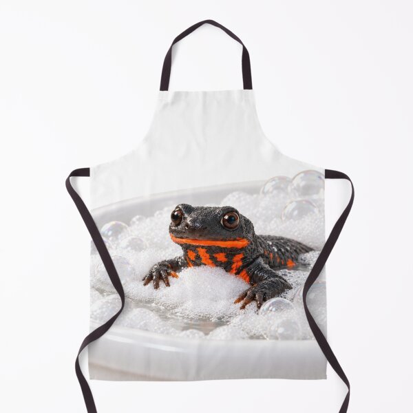 Item preview, Fire-Bellied Newt Bathtub designed and sold by Sillytoe.