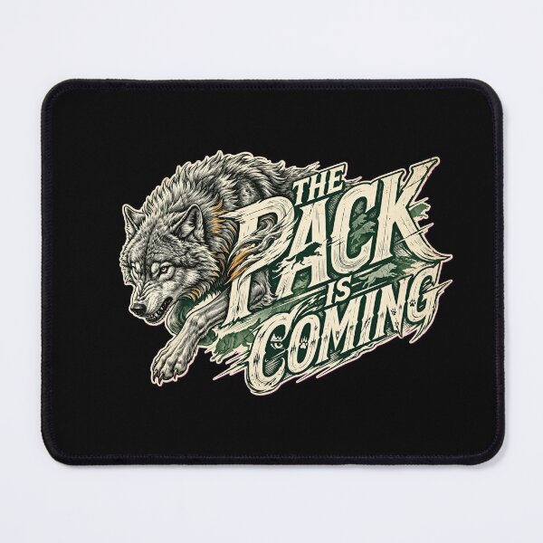 Item preview, The Pack Is Coming Wolf Design, Wolf Pack Artwork, Wolves Graphic, Wolf Lover Gift, Wolf Pack Shirt, Wildlife Art, Wilderness Design, Howling Wolf Artwork, Nature Lover Gift, Vintage Wolf Art designed and sold by Typologystudios.