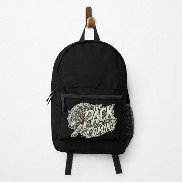 Item preview, The Pack Is Coming Wolf Design, Wolf Pack Artwork, Wolves Graphic, Wolf Lover Gift, Wolf Pack Shirt, Wildlife Art, Wilderness Design, Howling Wolf Artwork, Nature Lover Gift, Vintage Wolf Art designed and sold by Typologystudios.