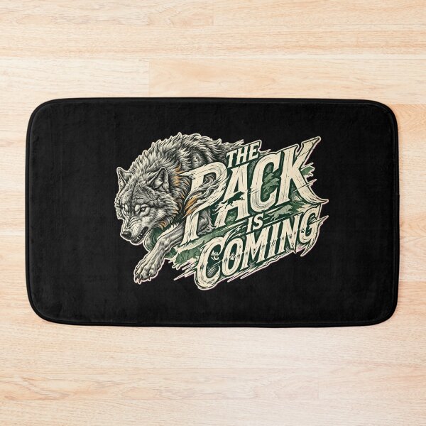 Item preview, The Pack Is Coming Wolf Design, Wolf Pack Artwork, Wolves Graphic, Wolf Lover Gift, Wolf Pack Shirt, Wildlife Art, Wilderness Design, Howling Wolf Artwork, Nature Lover Gift, Vintage Wolf Art designed and sold by Typologystudios.
