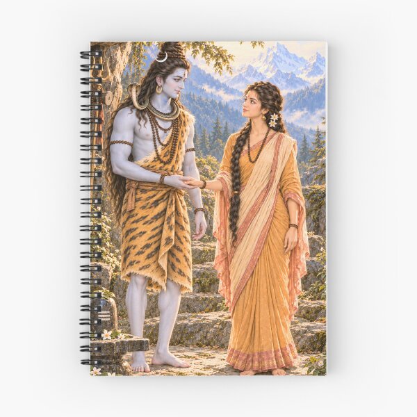Item preview, Shiva Accepts Parvati | Shiva Shakti Divine Love Art designed and sold by Homyar.