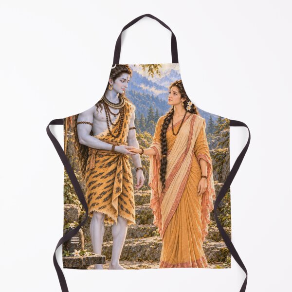 Item preview, Shiva Accepts Parvati | Shiva Shakti Divine Love Art designed and sold by Homyar.