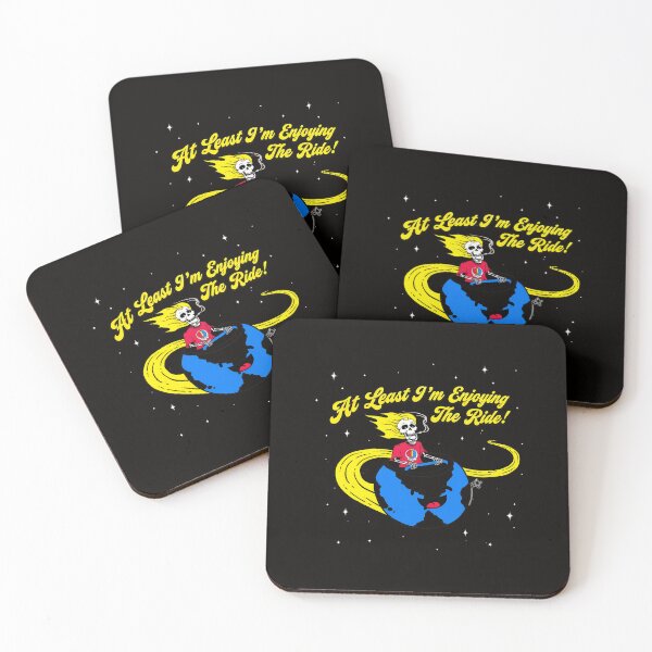 Item preview, Skeleton Enjoying The Ride Earth Quote  designed and sold by qullustionay.