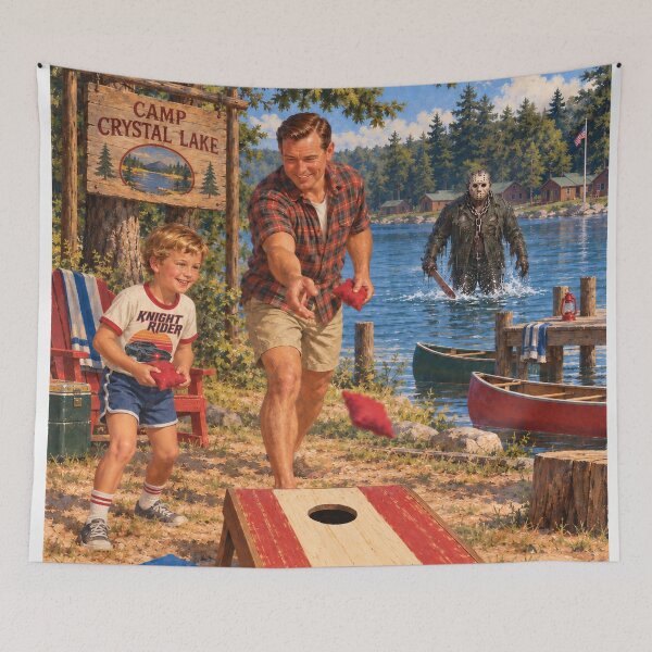 Item preview, Family Fun at Camp Crystal Lake  designed and sold by Obey Graphix.