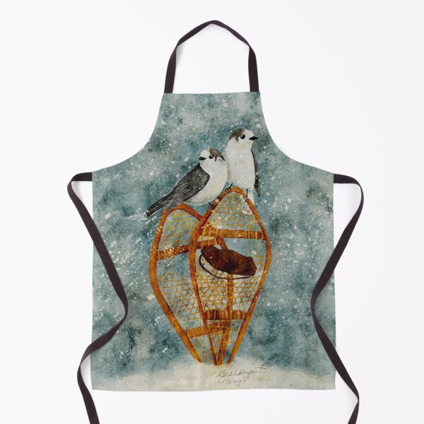 Item preview, Canada Jay with Snowshoes designed and sold by Peleegirl.