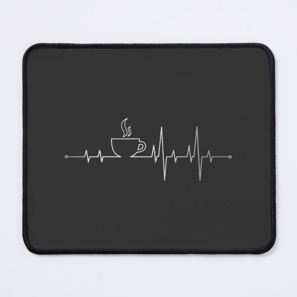 Item preview, Coffee Heartbeat Design for Coffee Lovers and Caffeine Enthusiasts designed and sold by mari-alvxx.