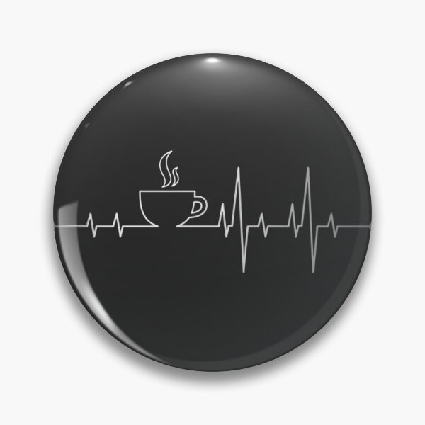 Artikelvorschau, Coffee Heartbeat Design für Kaffeeliebhaber und Koffein-Fans entworfen und verkauft von mari-alvxx.