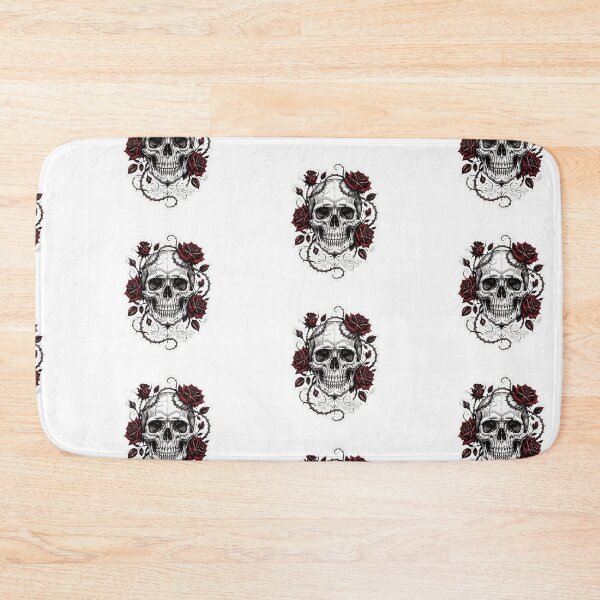 Item preview, Skull & Roses — Gothic Horror Halloween Design designed and sold by Sweet Blob Co.