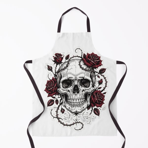Item preview, Skull & Roses — Gothic Horror Halloween Design designed and sold by Sweet Blob Co.